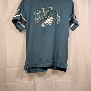 NFL Eagles Blue and Gray T-Shirt